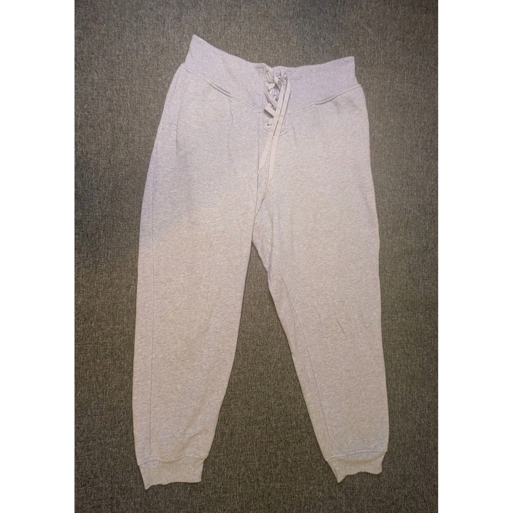 Victoria Secret Luxe Knit Lace Up Corset Front Jogger Sweatpants Womens Size XL
